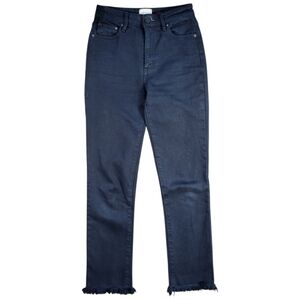 Alice + Olivia Jeans Womens 24 Black Wash You Look Amazing High Rise Girlfriend